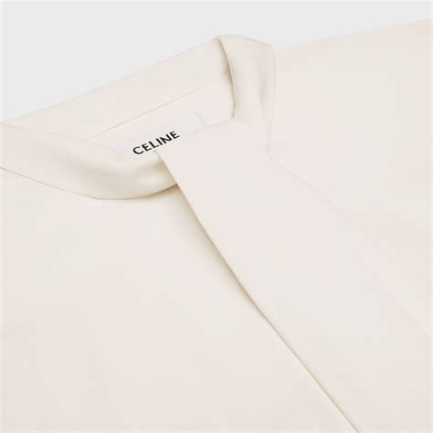 celine paris silk blouse|LAVALLIÈRE BLOUSE IN SILK CREPE AND ACETATE .